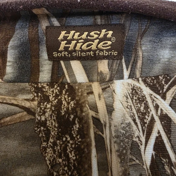 Gamehide Hush Hide Fleece Camouflage Quarter Zip Jacket Size XL - Picture 4 of 9